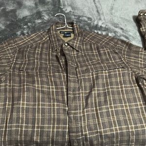 Exofficio long sleeve cold weather shirt 2 zippered breast pockets